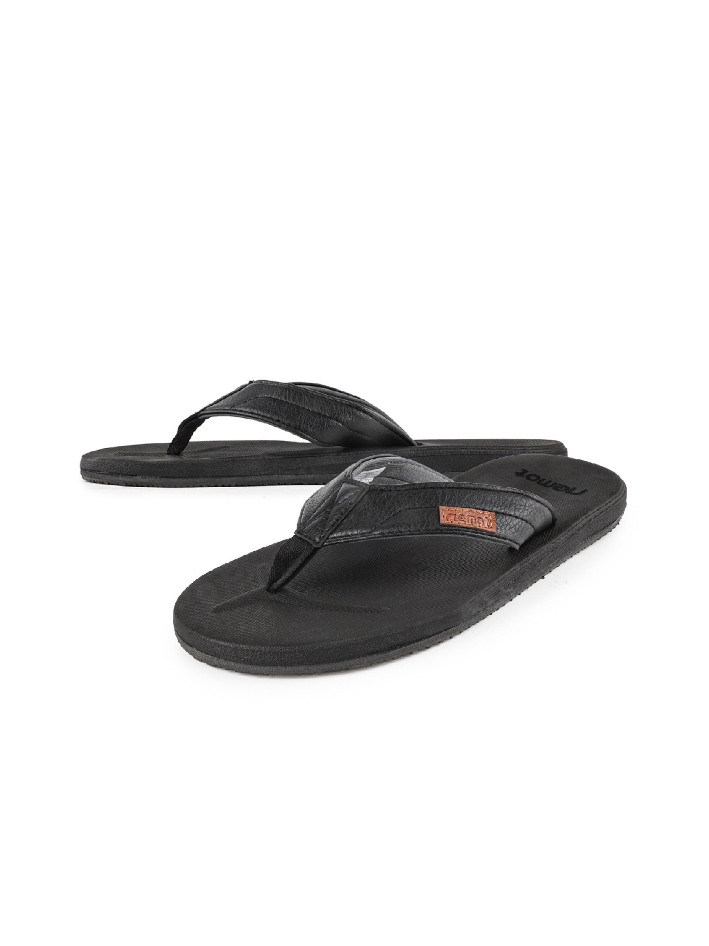 riemot T-Bar Sandals in Black
