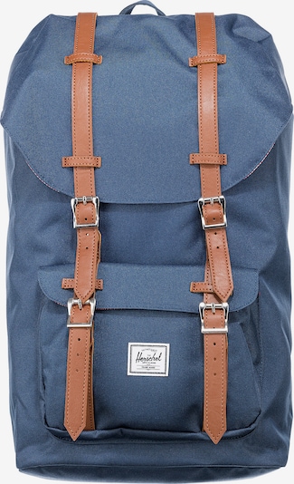 Herschel Backpack 'Little America' in marine blue / Brown, Item view