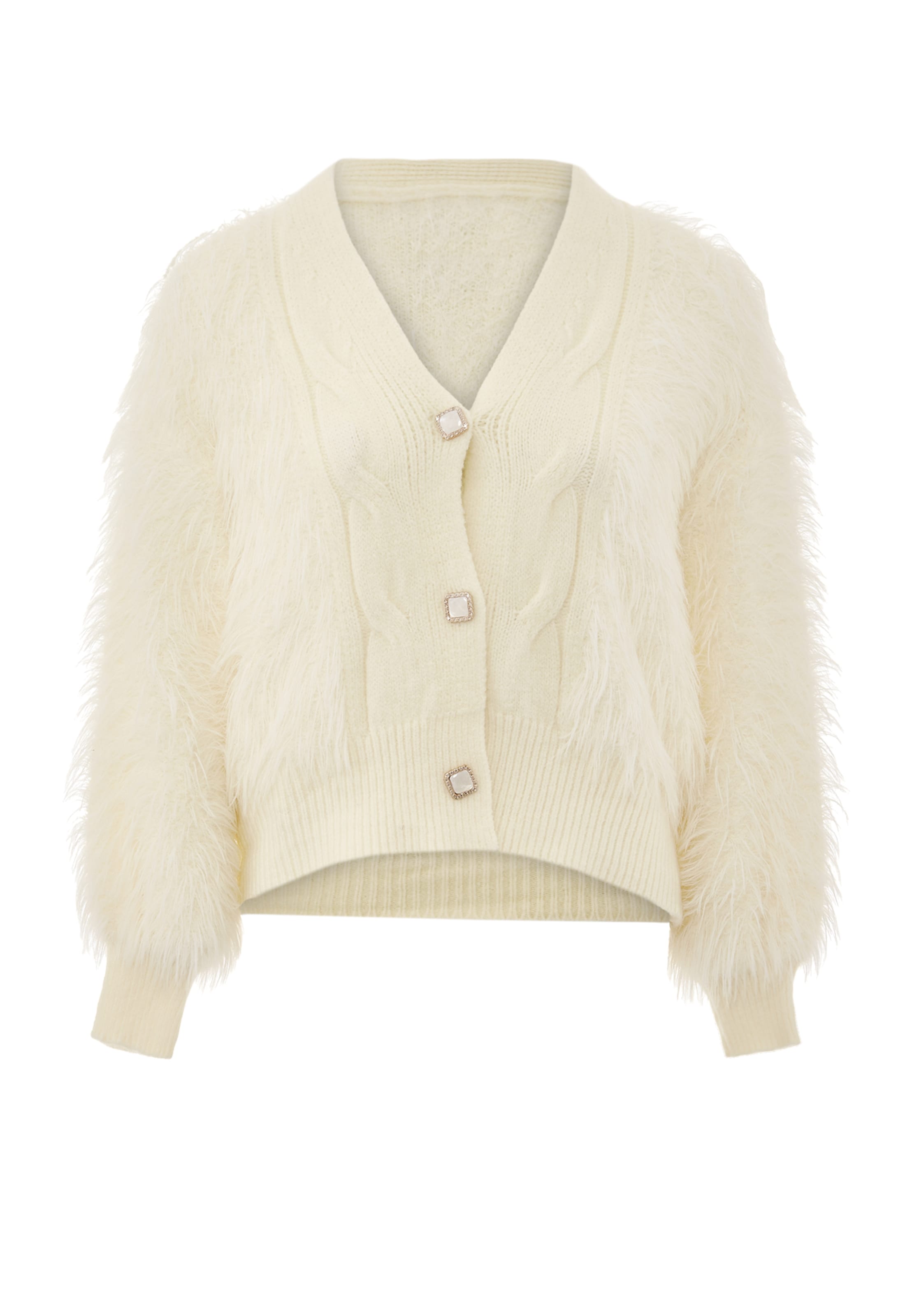 caspio Knit cardigan in White: front