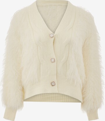 Cardigan caspio en blanc : devant