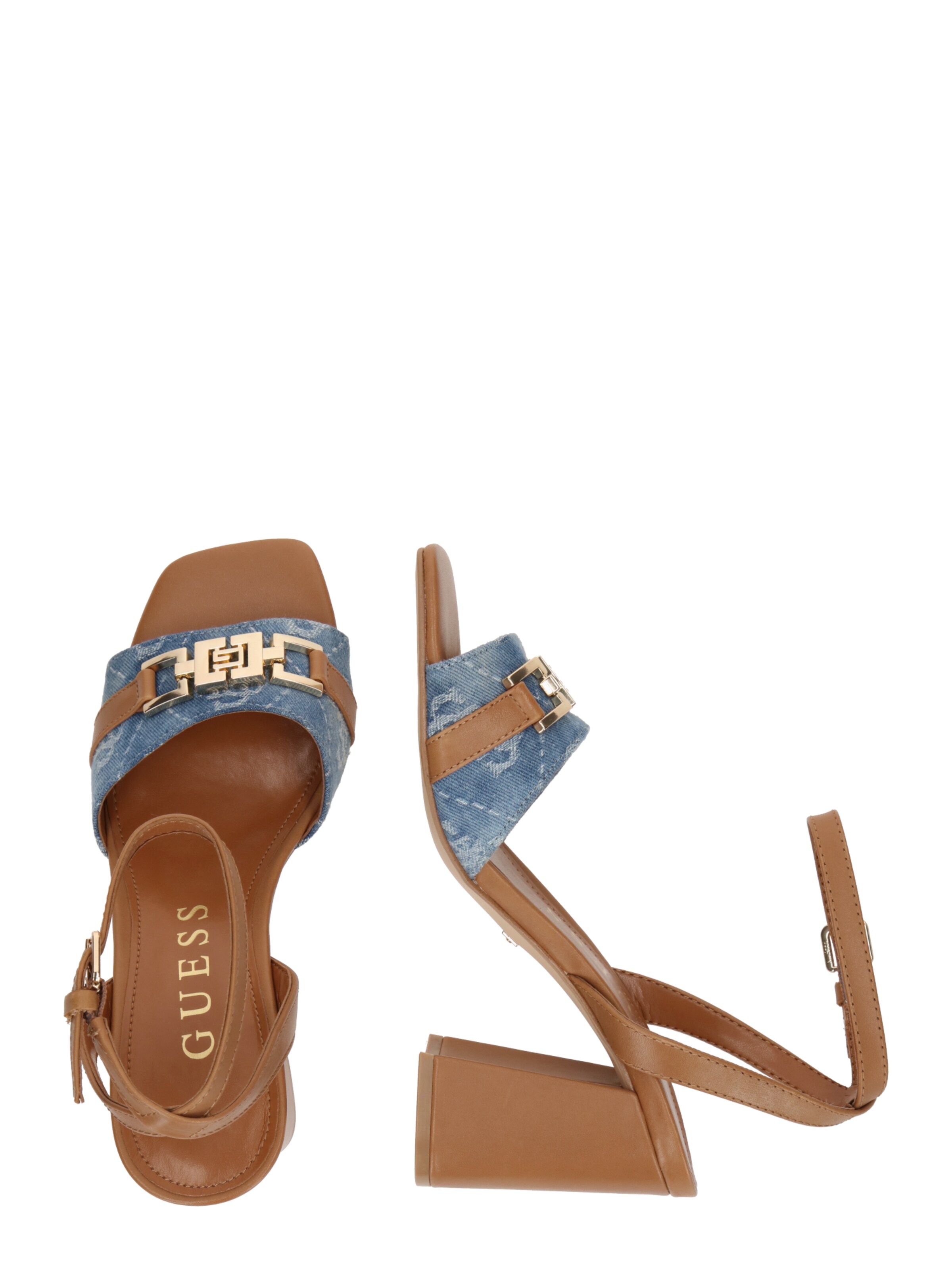 GUESS Strap sandal 'Grato 2' in Blue