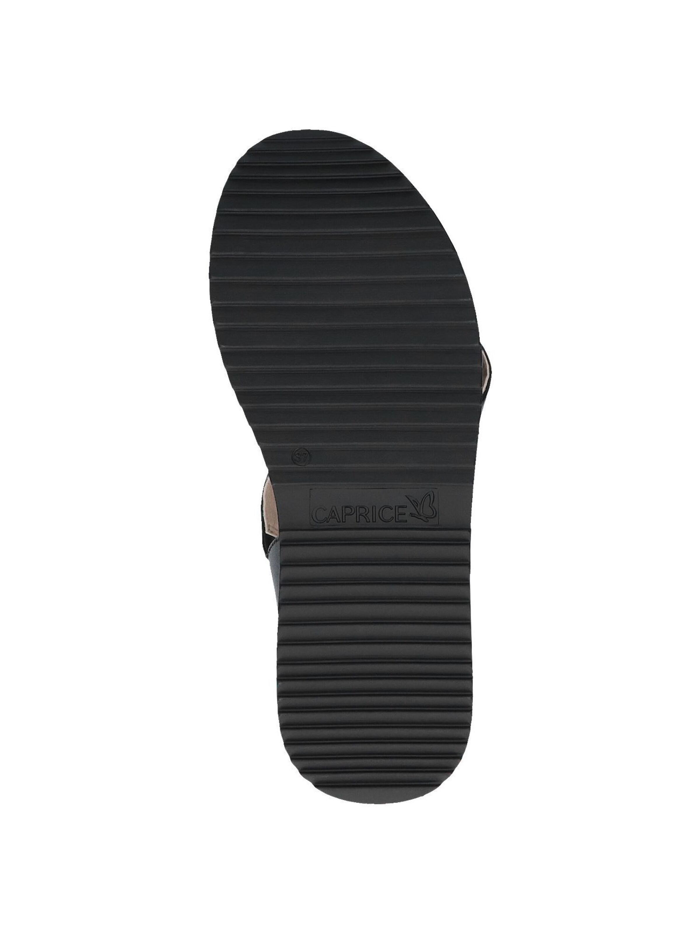 CAPRICE Riemensandale in Schwarz