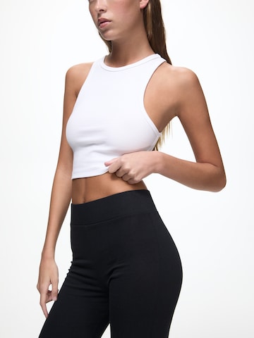 Pull&Bear Flared Nadrág - fekete