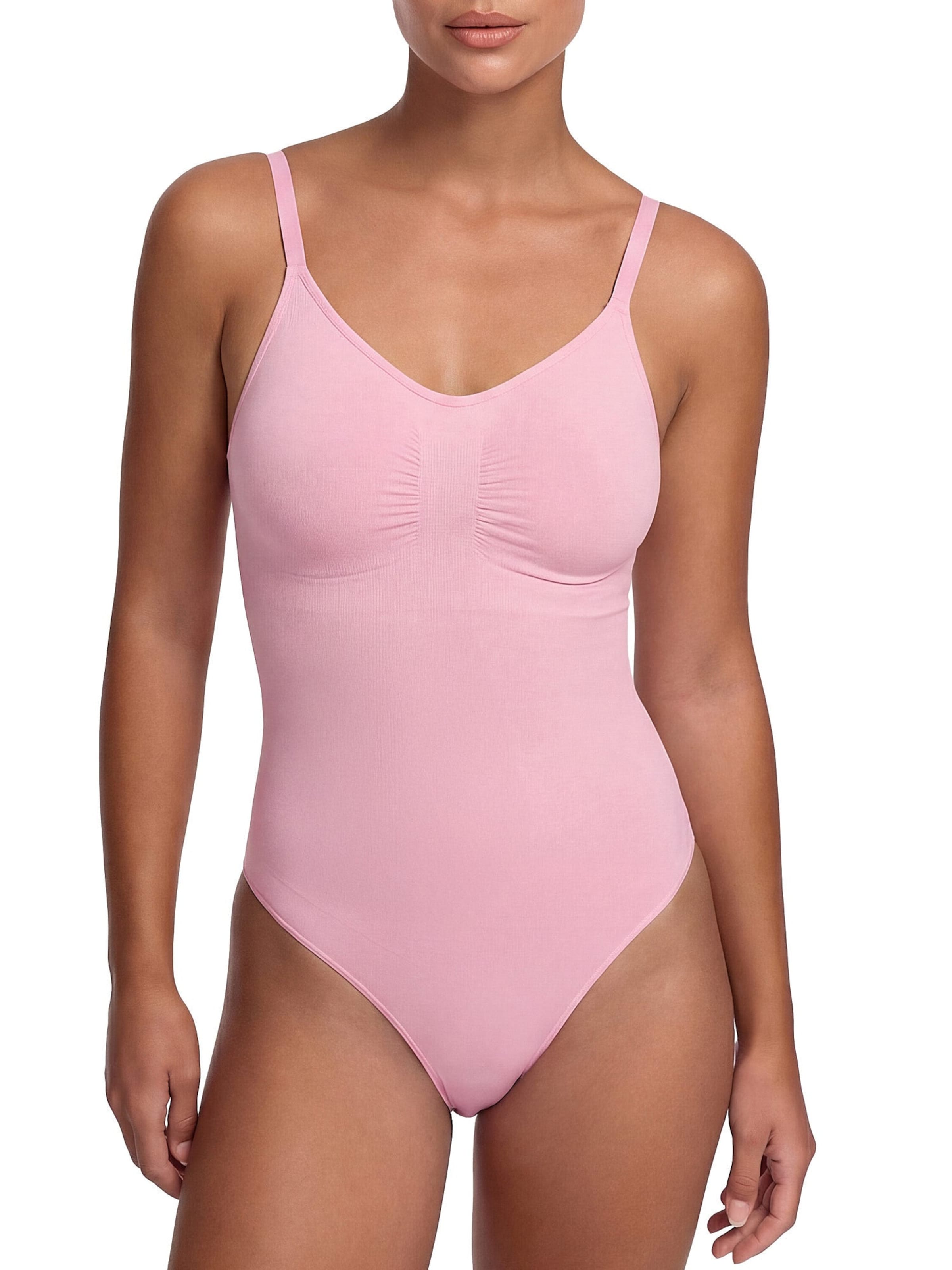 cfab (formerly creamy fabrics) Shapingbody 'Sculpting Shapewear mit String'‌‌‌‌‌‌‌‌‌ in Pink: Vorderseite