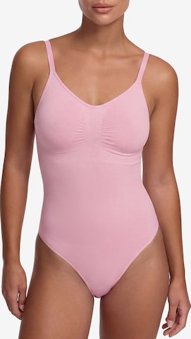 cfab (formerly creamy fabrics) Shapingbody 'Sculpting Shapewear mit String' in Pink: Vorderseite