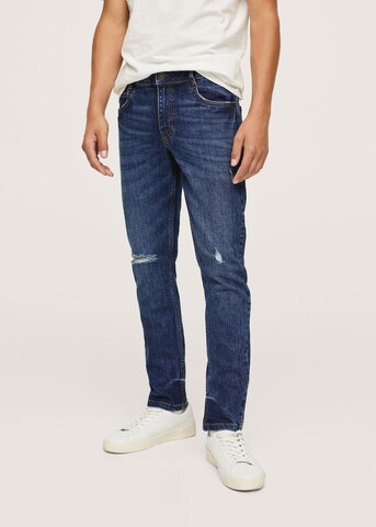 MANGO TEEN Slim fit Jeans in Blue: front