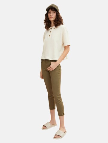 Skinny Jeans 'Alexa' de la TOM TAILOR pe verde