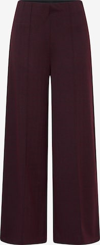 ICHI Wide leg Broek in Rood: voorkant