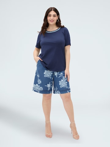 Fiorella Rubino - Camiseta en azul