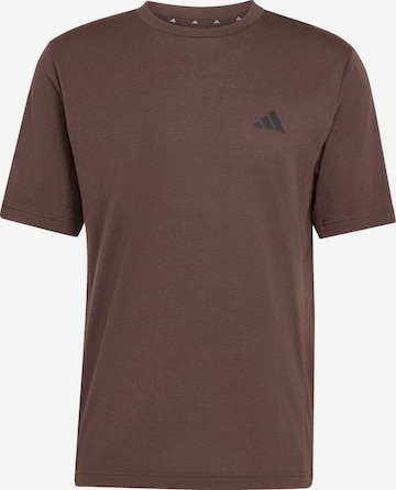 ADIDAS PERFORMANCE Performance Shirt 'WE' in Brown: front