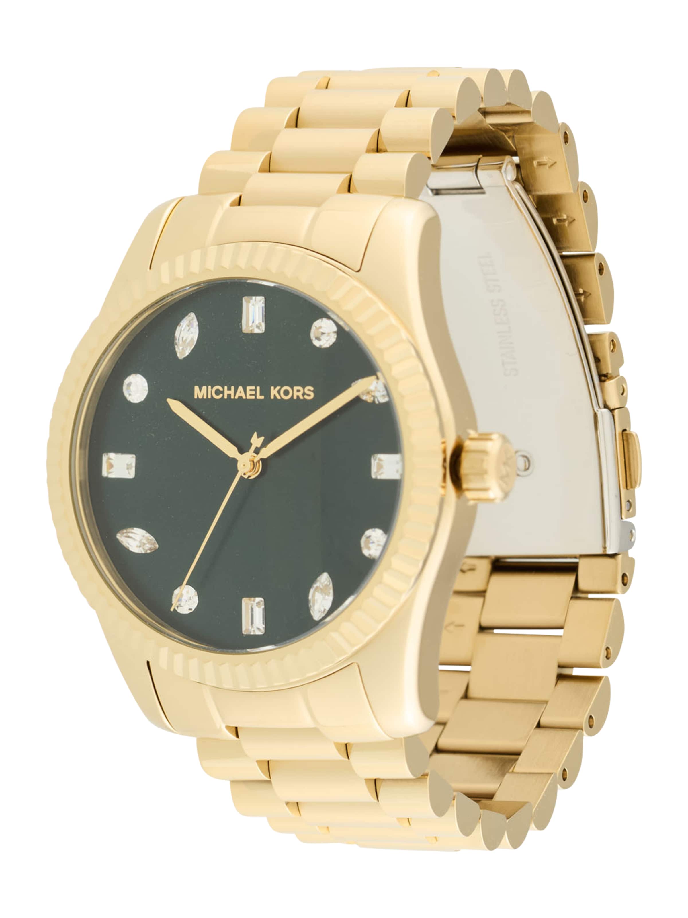 MICHAEL Michael Kors Αναλογικό ρολόι 'LEXINGTON' σε χρυσό: μπροστά