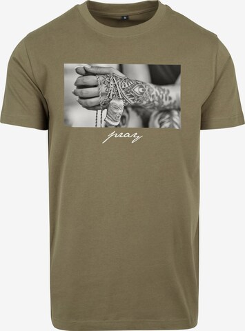 T-Shirt 'Pray 2.0' MT Men en vert : devant