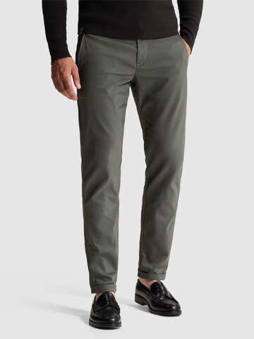 Tapered Pantaloni chino 'Shiftback tapered fit chino' di CAST IRON in verde