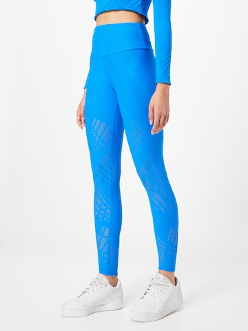 Skinny Pantalon de sport 'Selenite' Onzie en bleu : devant