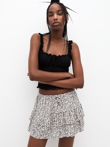 Pull&Bear Rock in Grau: Vorderseite