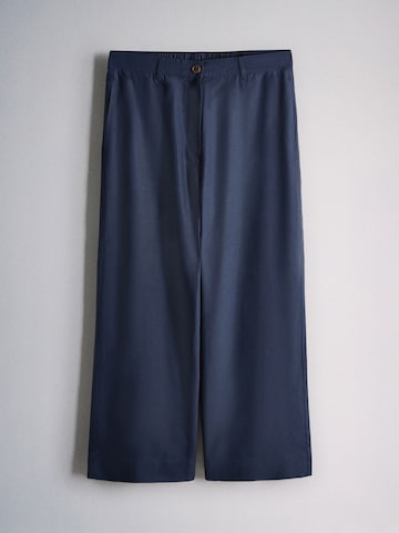 The Set Wide Leg Hose in Blau