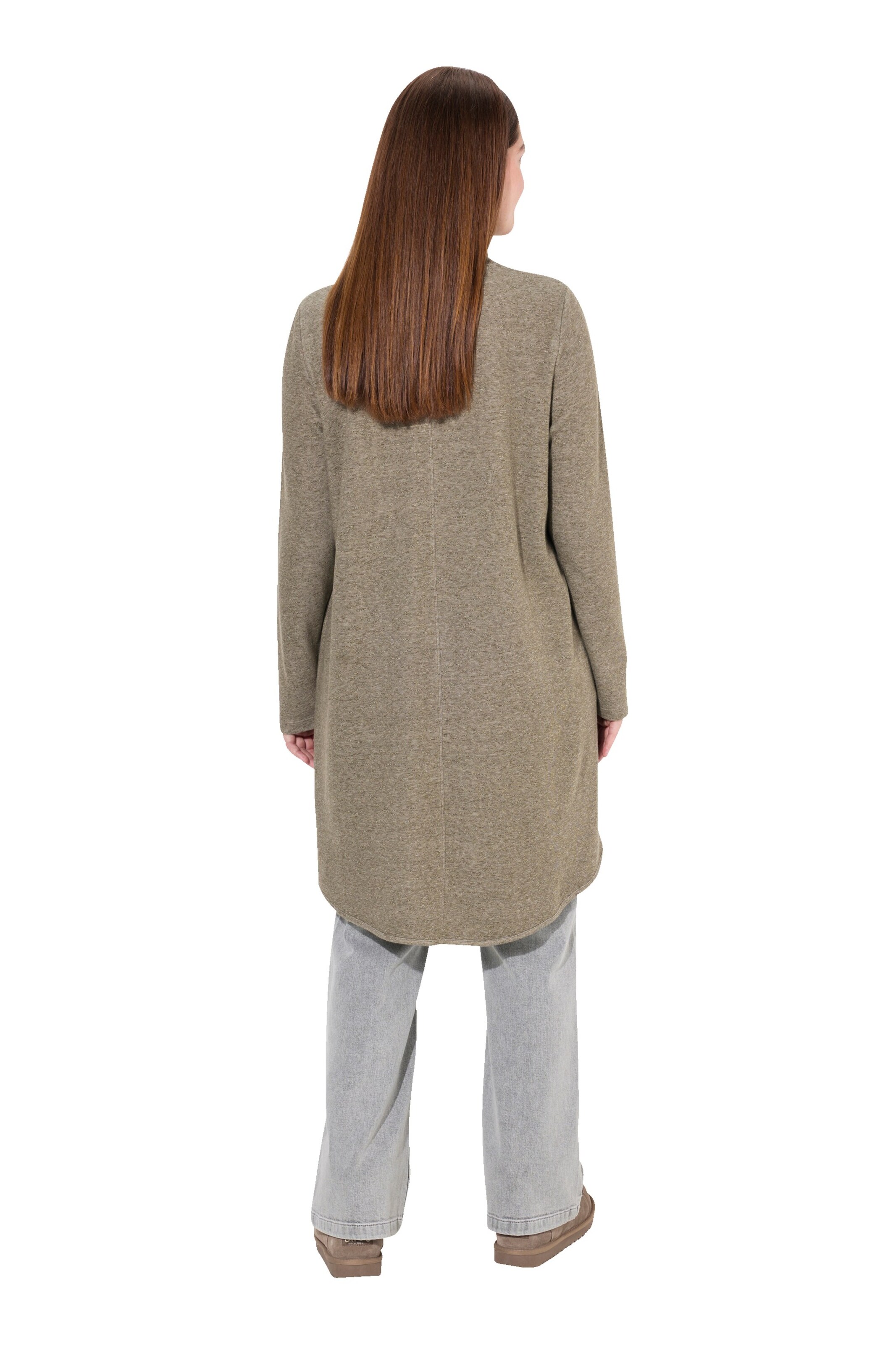 Ulla Popken Strickmantel in Braun