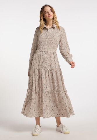 DreiMaster Vintage Košeľové šaty - Béžová