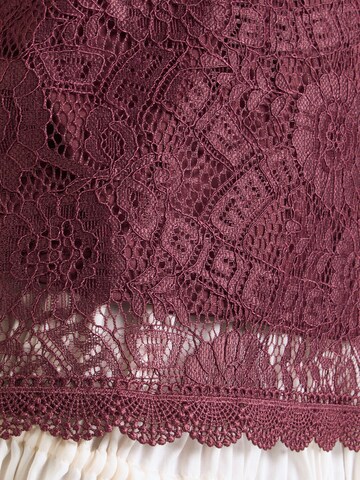 PIECES Blouse 'PCOLLINE' in Red