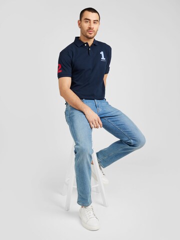 Hackett London Poloshirt 'HERITAGE' in Blau