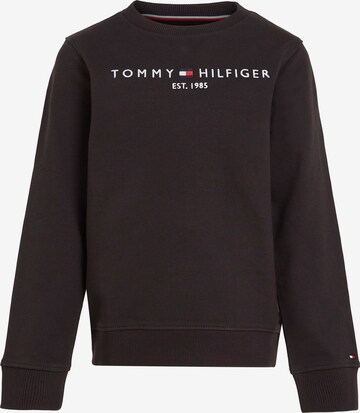 TOMMY HILFIGER Sweatshirt 'Essential' in Black: front