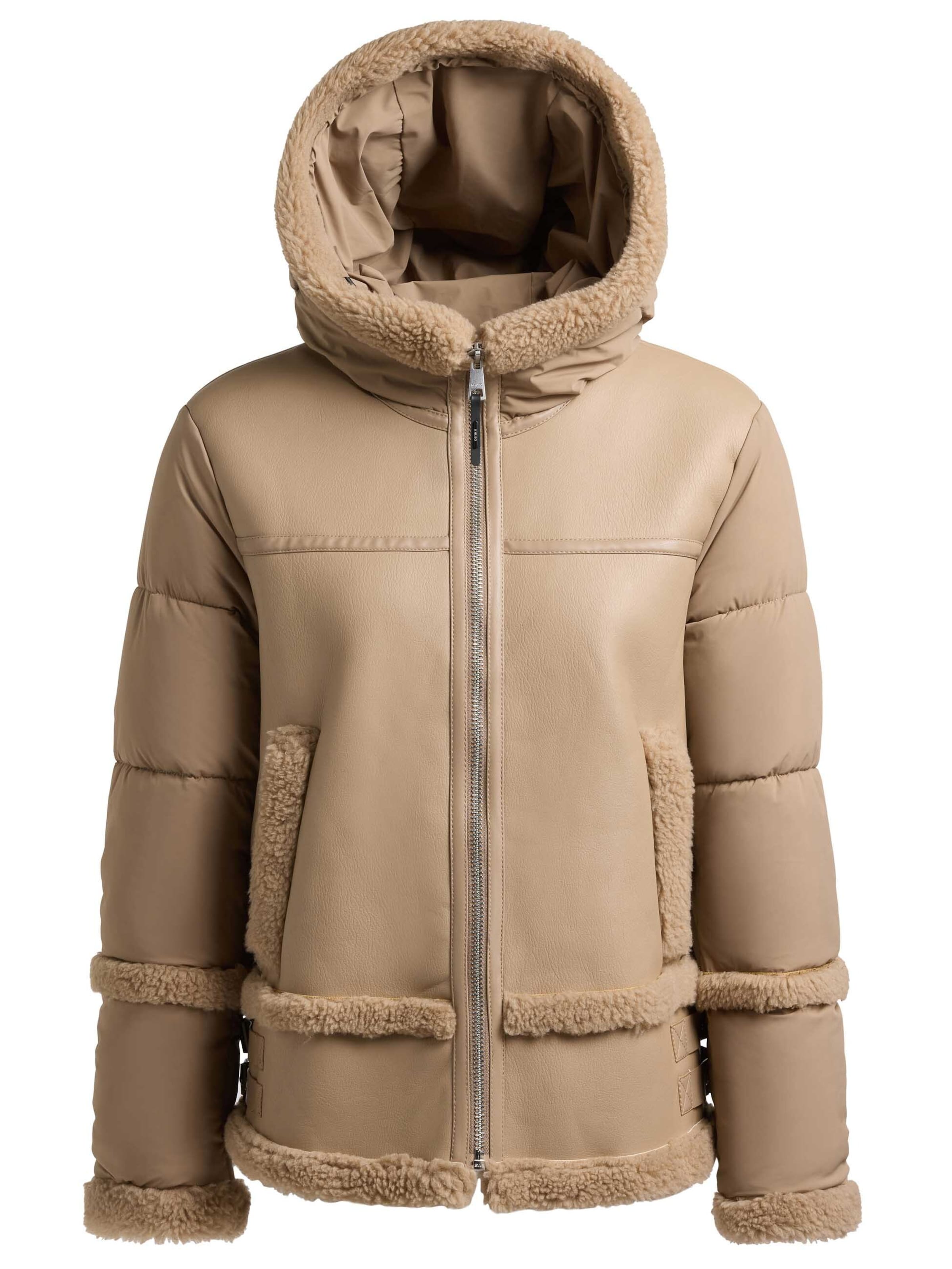 khujo Vinterjacka 'Lexya' i beige: framsida
