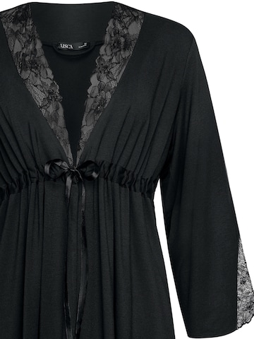 Lisca Dressing Gown 'Destiny' in Black