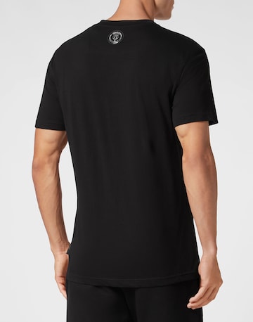 Plein Sport - Camiseta 'Chrome Tiger' en negro