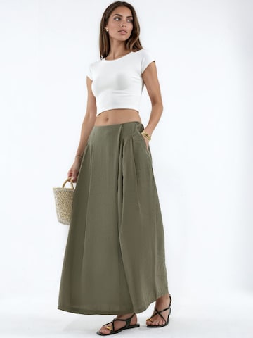 Wide leg Pantaloni 'Hose' di Hiccup in verde