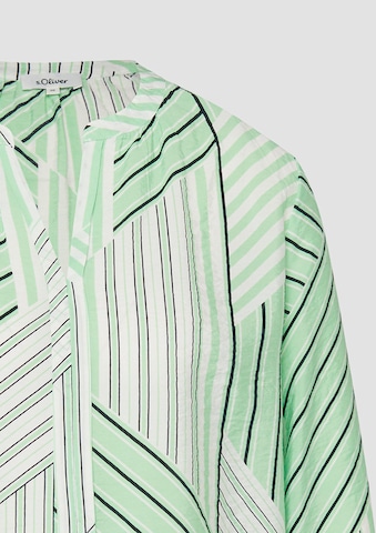 Chemisier s.Oliver en vert