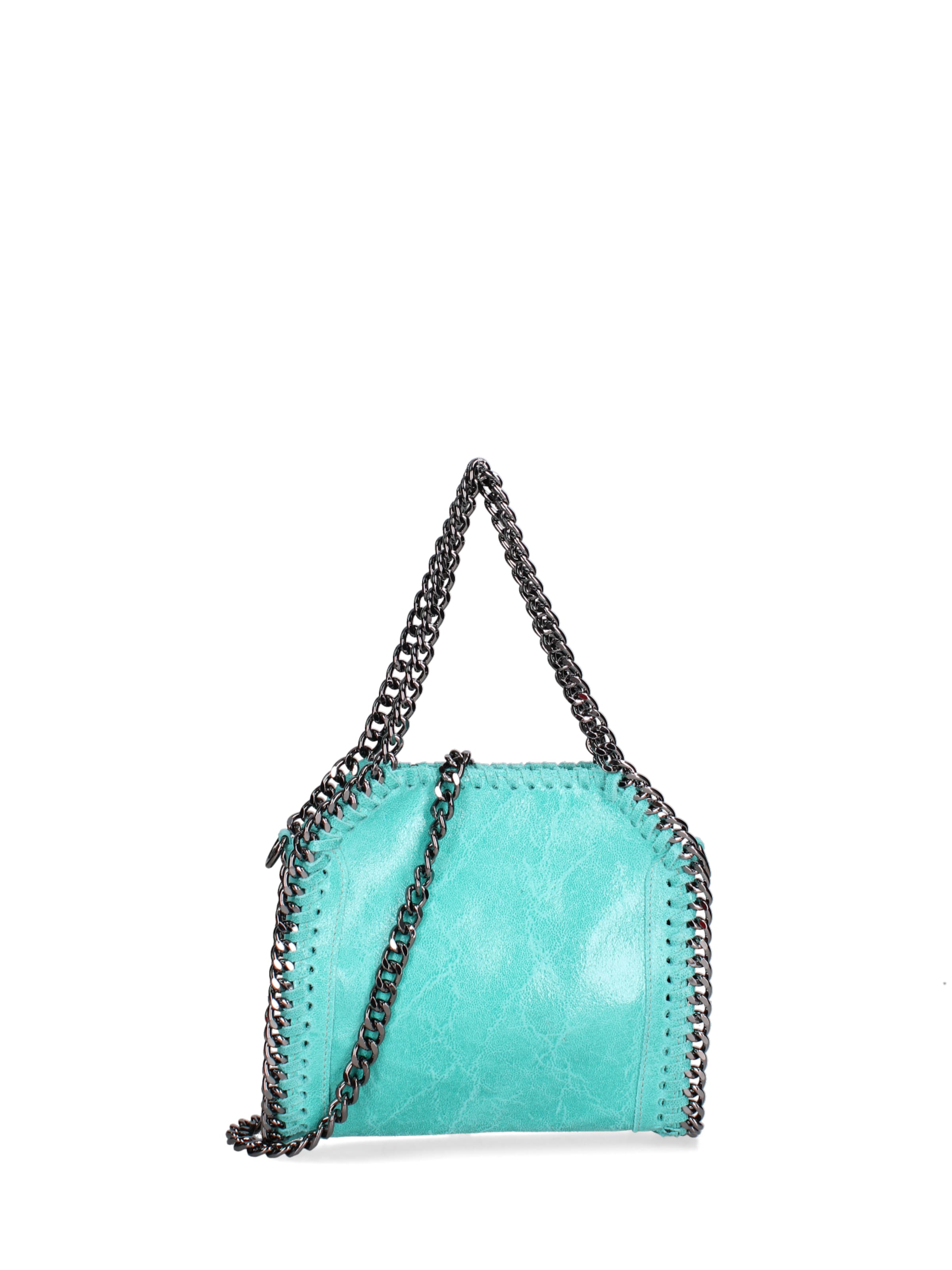 Borsa a mano 'Borsa a mano donna pelle scamosciata stampata con zip - Zefira Chic' di Gave Lux in blu