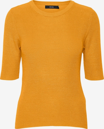 VERO MODA Sweater 'NEW LEXSUN' in Yellow: front