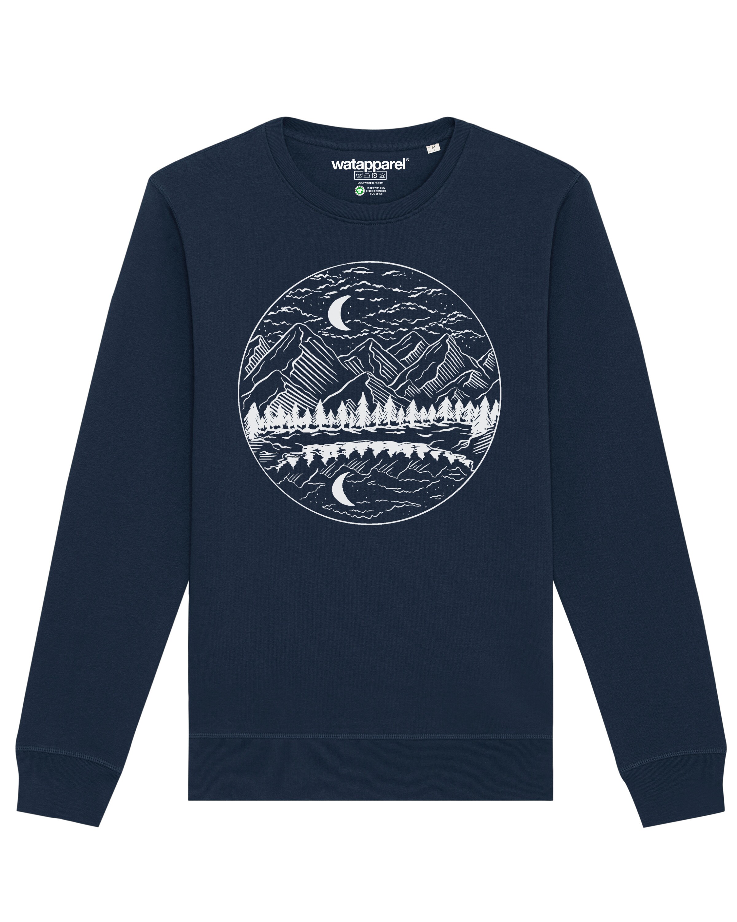 Watapparel Sweatshirt in Blauw: voorkant