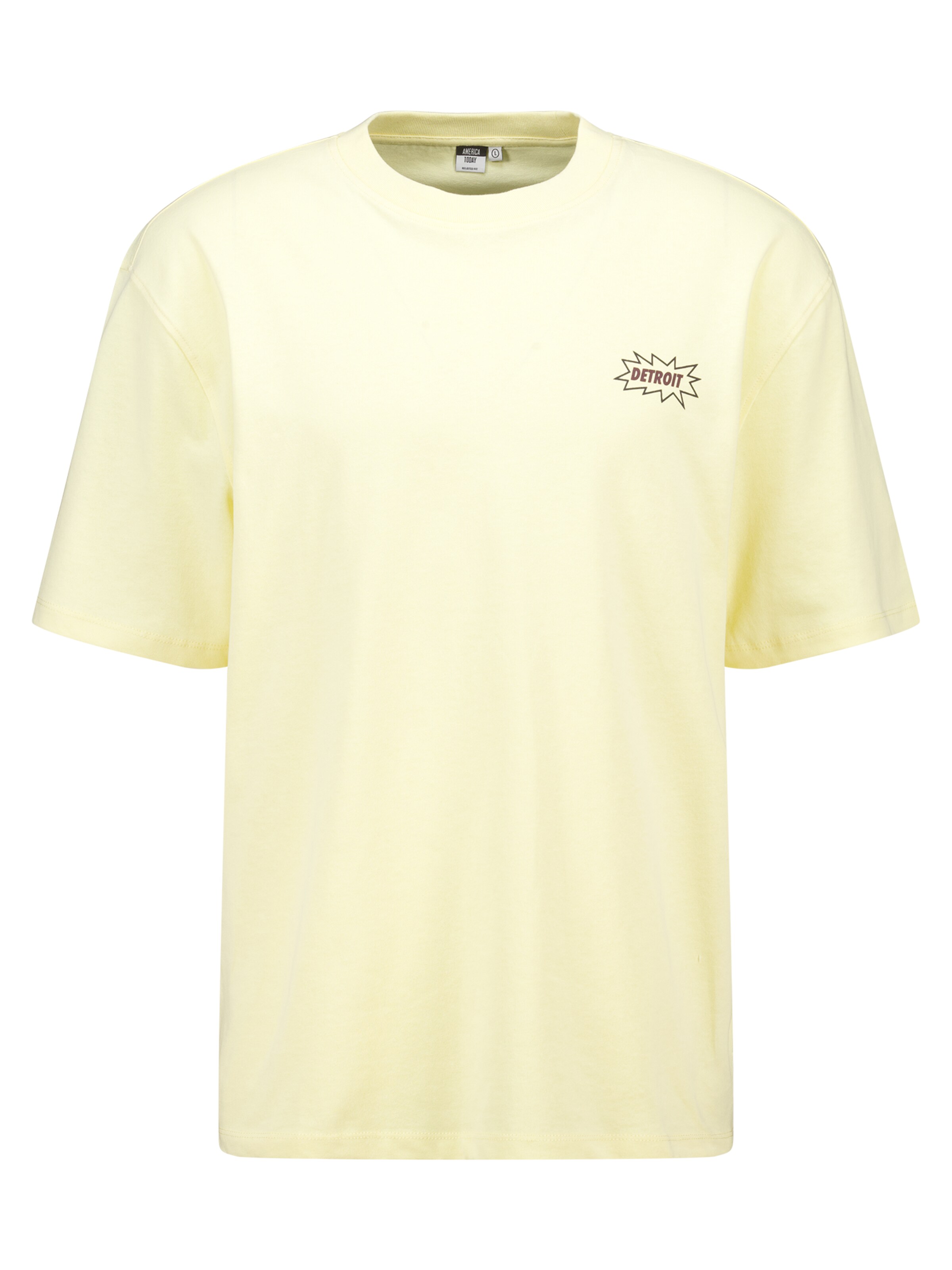 America Today Shirt in Geel: voorkant