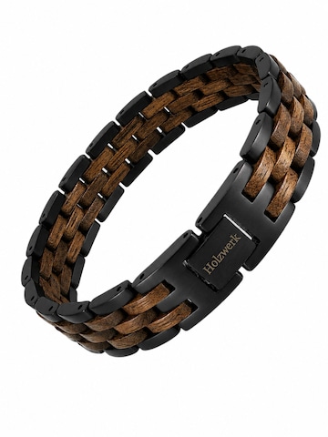 Holzwerk Bracelet 'BERGSEE' in Brown: front