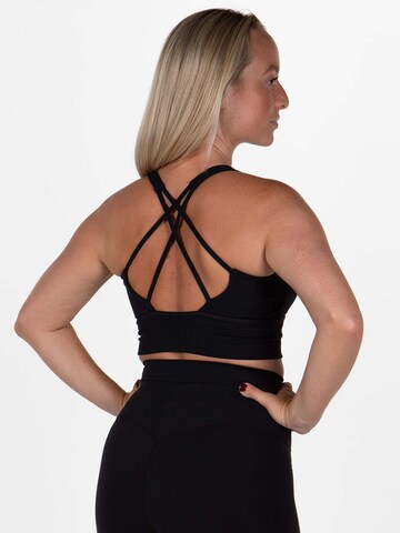 Divina Bustier Sport-BH in Schwarz