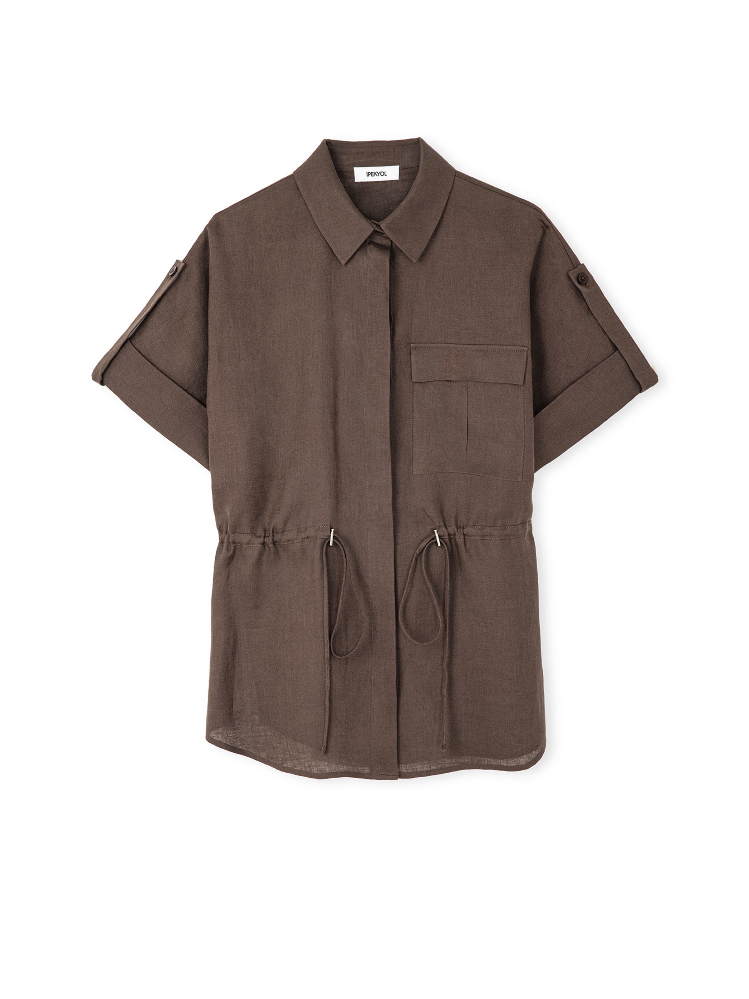 Chemisier Ipekyol en marron : devant