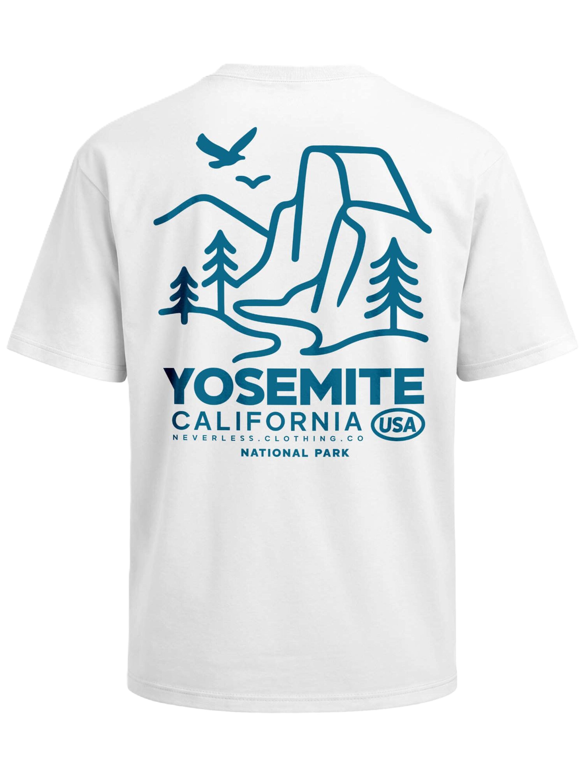 Neverless Shirt 'Yosemite Park' in White