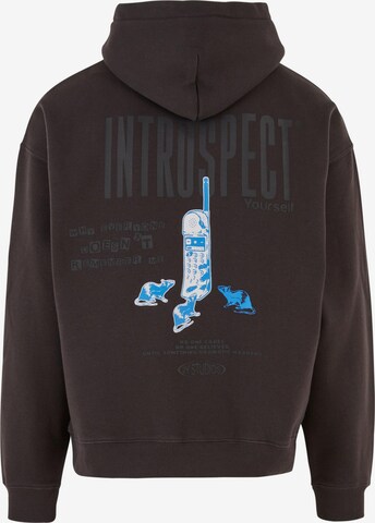 2Y Studios Sweatshirt 'Introspect' in Schwarz