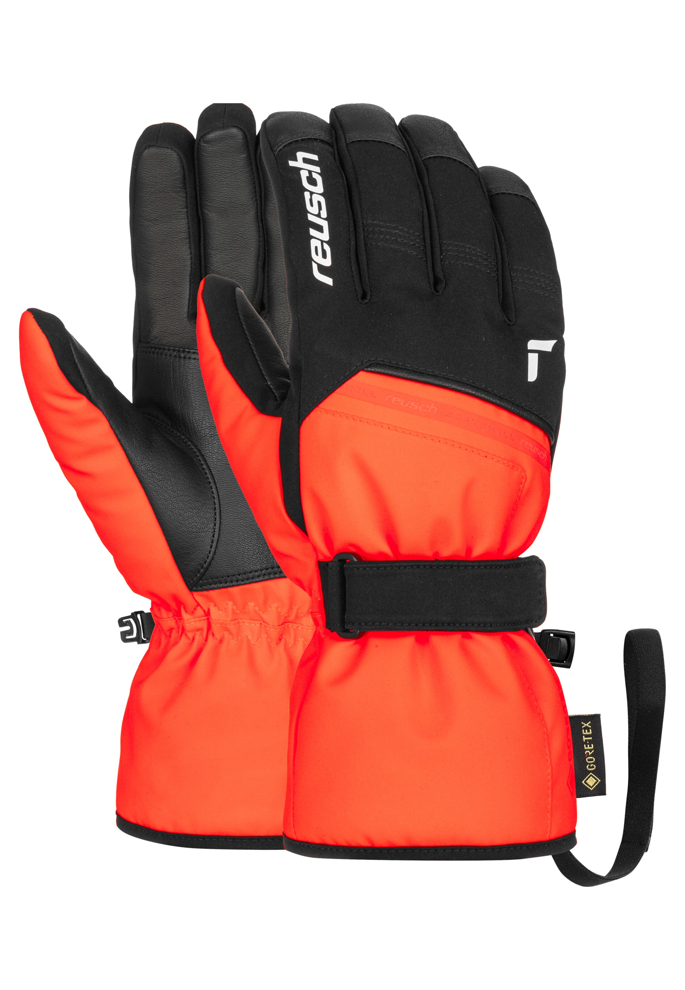 REUSCH Fingerhandschuhe 'Morris GORE-TEX' in Orange: Vorderseite