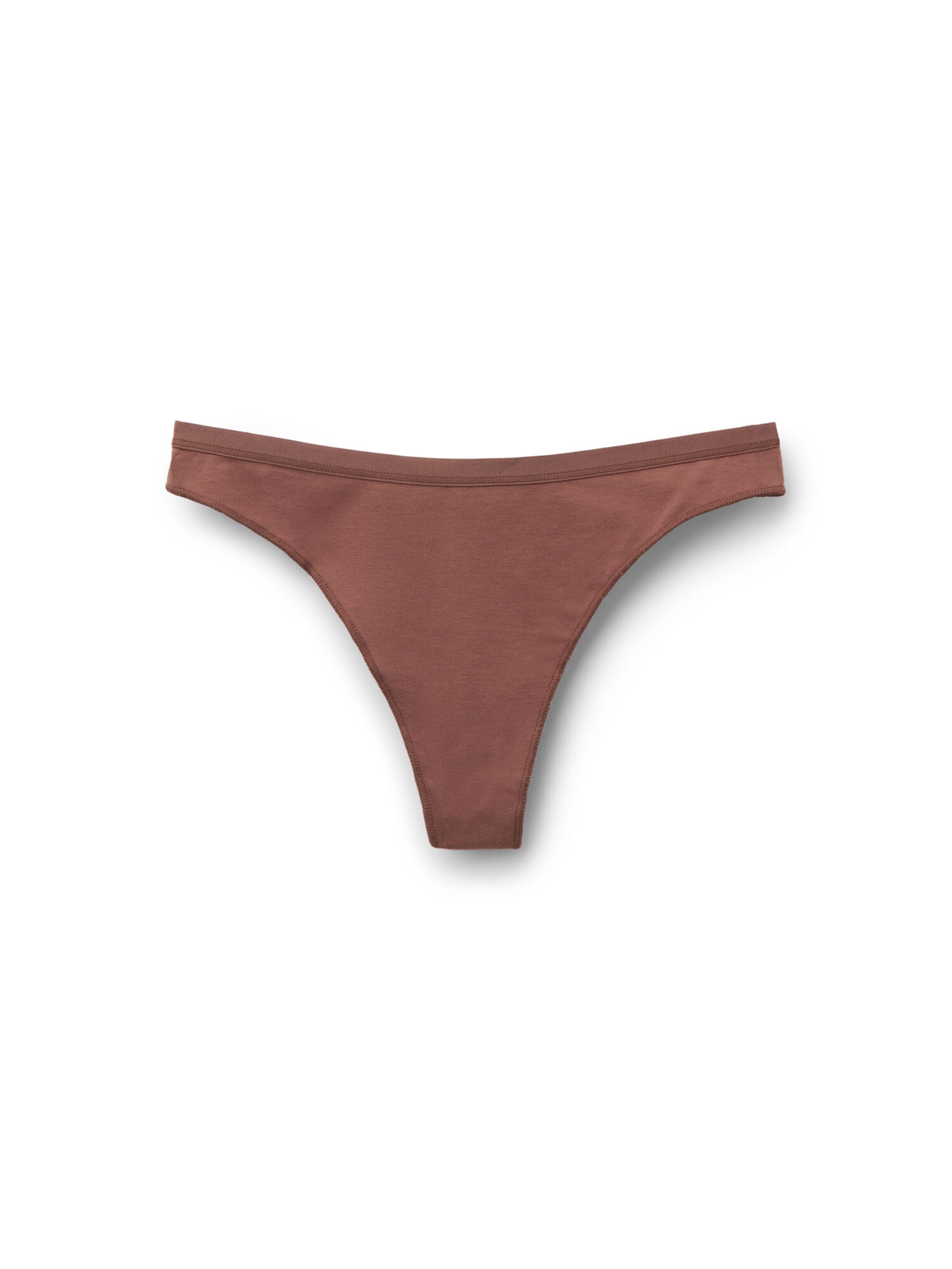 Tezenis Thong in Brown: front