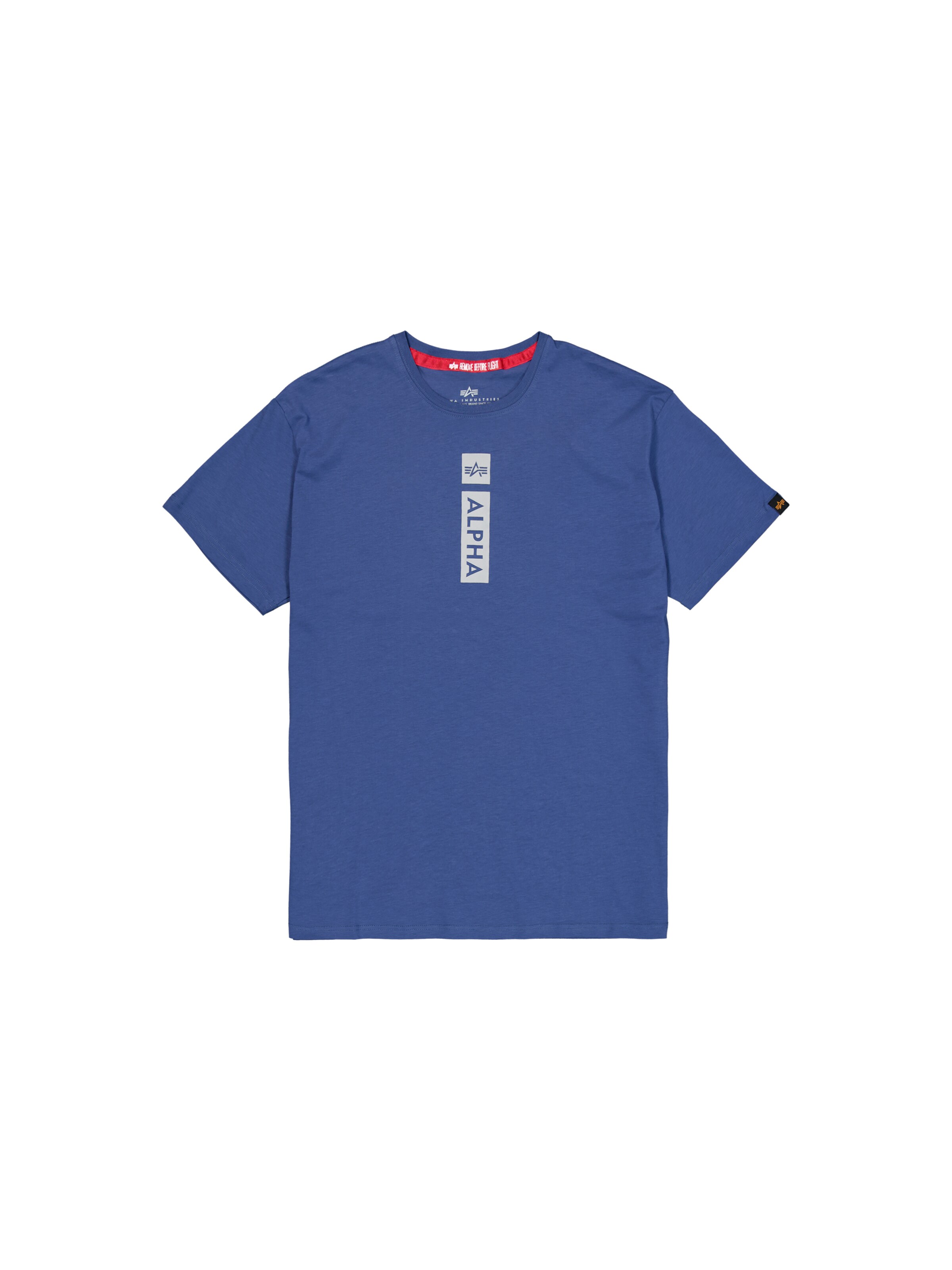 ALPHA INDUSTRIES Shirt in Blue: front