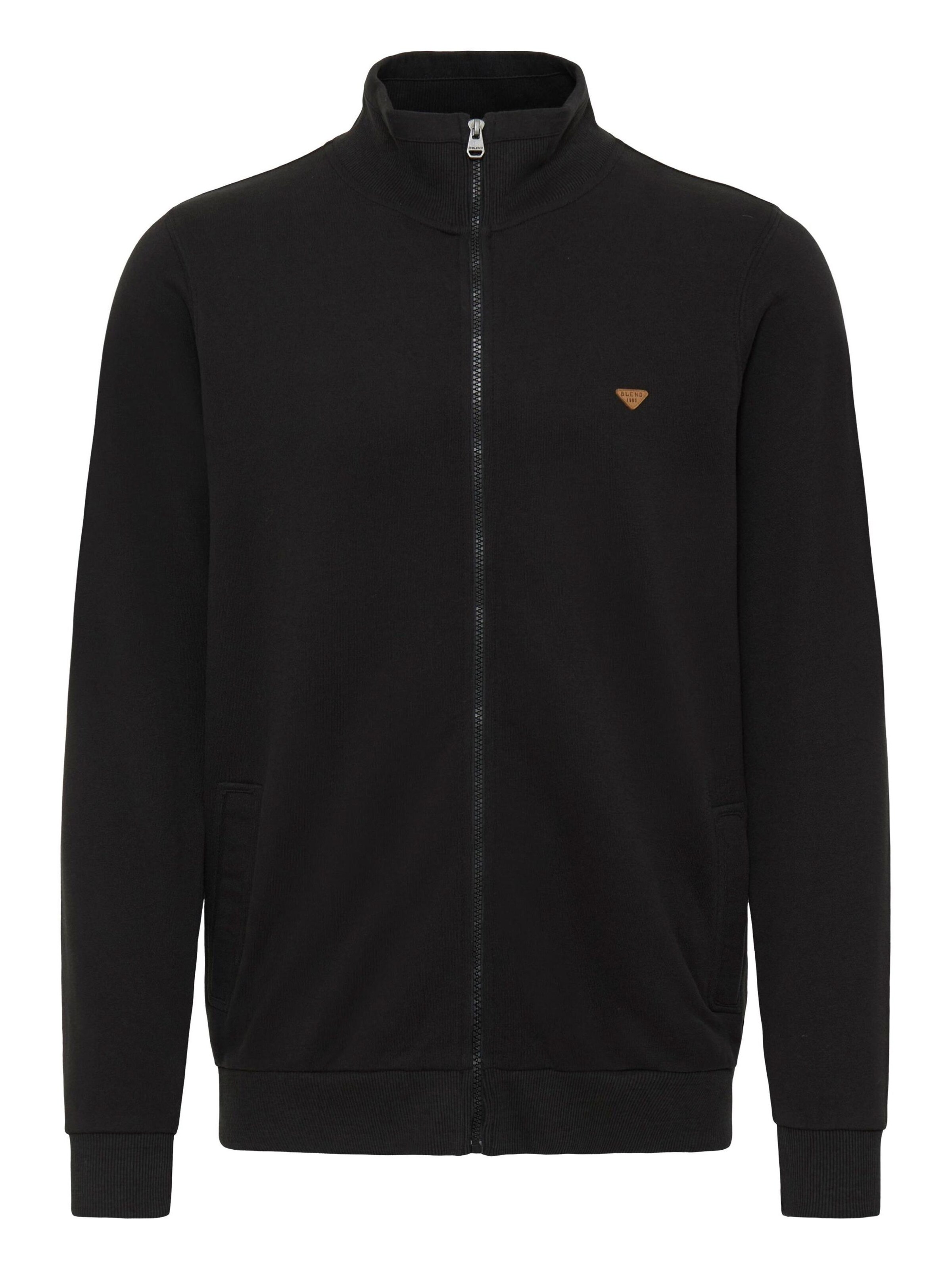 BLEND - Casaco em moletão ' BHLapox ' em preto: frente