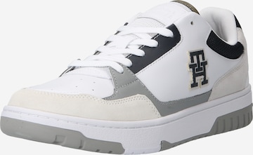 TOMMY HILFIGER - Sapatilhas baixas em branco: frente