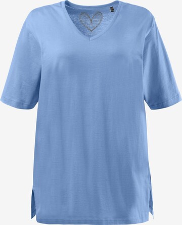 Ulla Popken Shirt in Blau: front