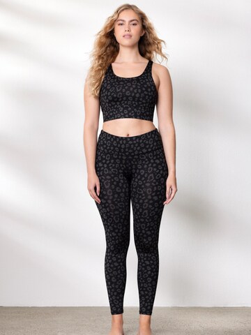 Bustier Soutien-gorge de sport 'Bustier' Hey Honey en noir