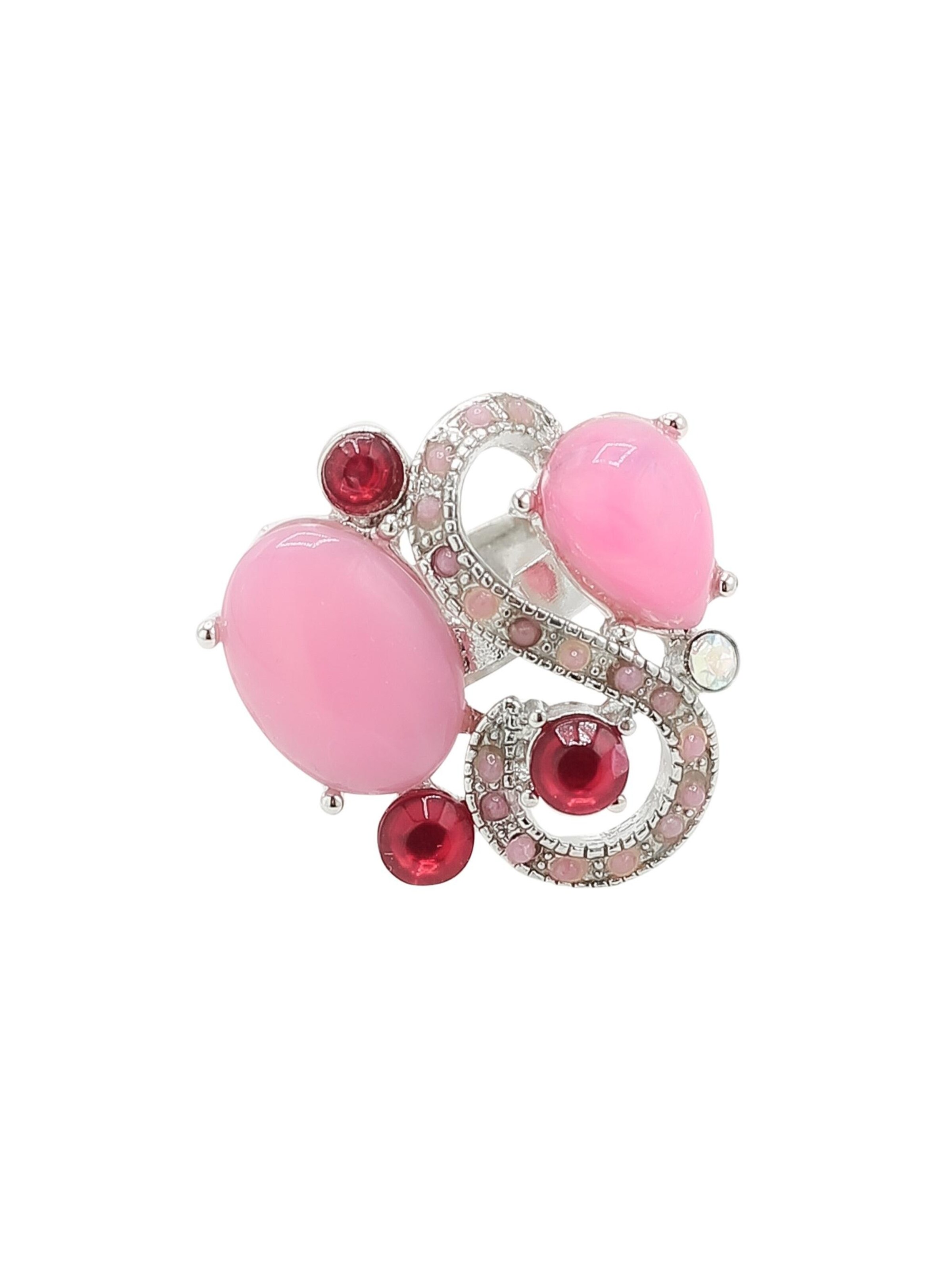 COLLEZIONE ALESSANDRO Ring 'Sissi' in Pink