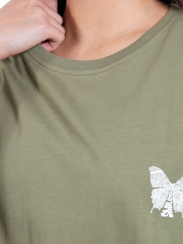 T-shirt oversize 'Payton' Smilodox en vert