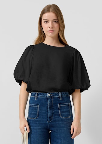 QS Bluse in Schwarz