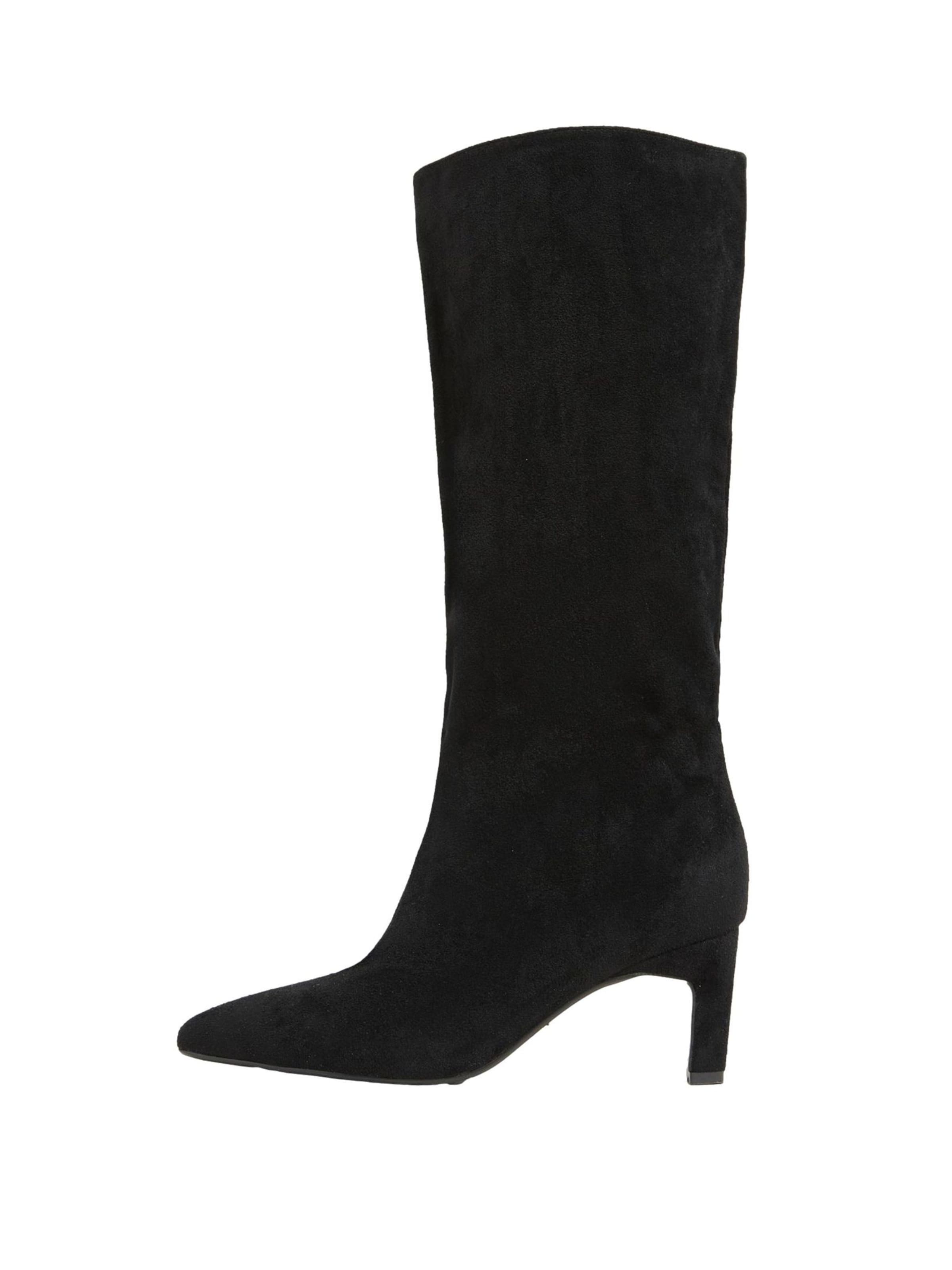 Lipsy Kozačky – černá: přední strana